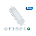 LED RECESSED PANEL LIGHT SQUARE - 12W