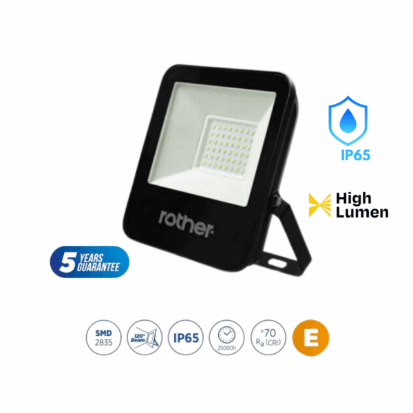 SMD LED Flood Light 30W, 3900LM, 6500K, IP65