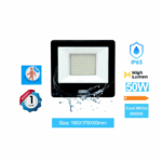 SMD LED Flood Light PIR Motion Sensor 50W,4280LM, IP65