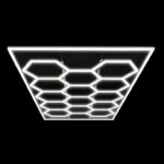 600W Designer Light 440mmx23.6mmx38.1mm (57pcs)+1175mmx23.6mmx38.1mm (12pcs), PC T5 Tubes, 6500K, 100-120lm/W