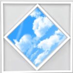 60x60cm Diamond Sky & Cloud Ceiling LED Panel Light - 70W, Cool White (6500K)