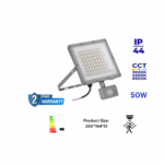 SMD LED Flood Light CCT PIR Motion Sensor 50W, IP44