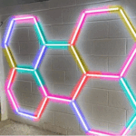 150W Designer Light 2347mmx1641mmx22mm (24pcs), PC T5 Tubes, RGB with Remote, Connector 20pcs