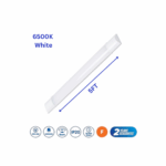 Led 5FT Prismatic LED Fitting, 45W, 3825Lm, 6500K, IP20