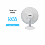 LED 16 inch Table Fan, 50W, White