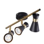 Led Ceiling 3 Black & Gold