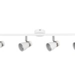 Led Ceiling 4 White & Silver