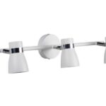 Led Ceiling 3 White & Silver