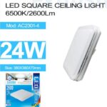 Extrastar LED 24W LED Square Ceiling Light 6500K