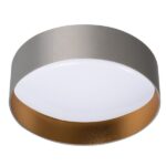 Kanlux LED 17.5W CCT Mounted Ceiling Light (Grey & Gold)